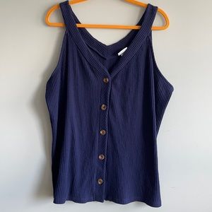 Ava and Viv ribbed tank